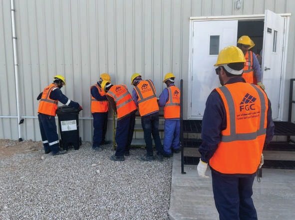 FGC crew inspecting site equipment
