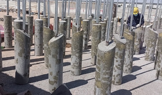 Fence Foundation Precast - Ras Al Khair - site photo 1